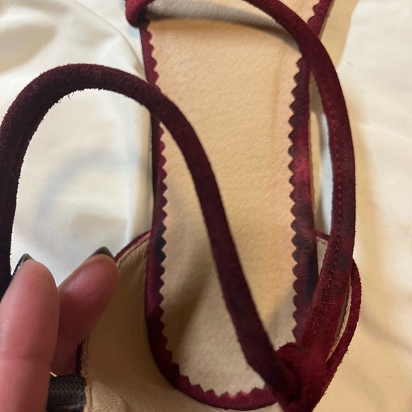 Barefoot Shapen Women Shoes Size 39 Burgundy/Red - Picture 6 of 9